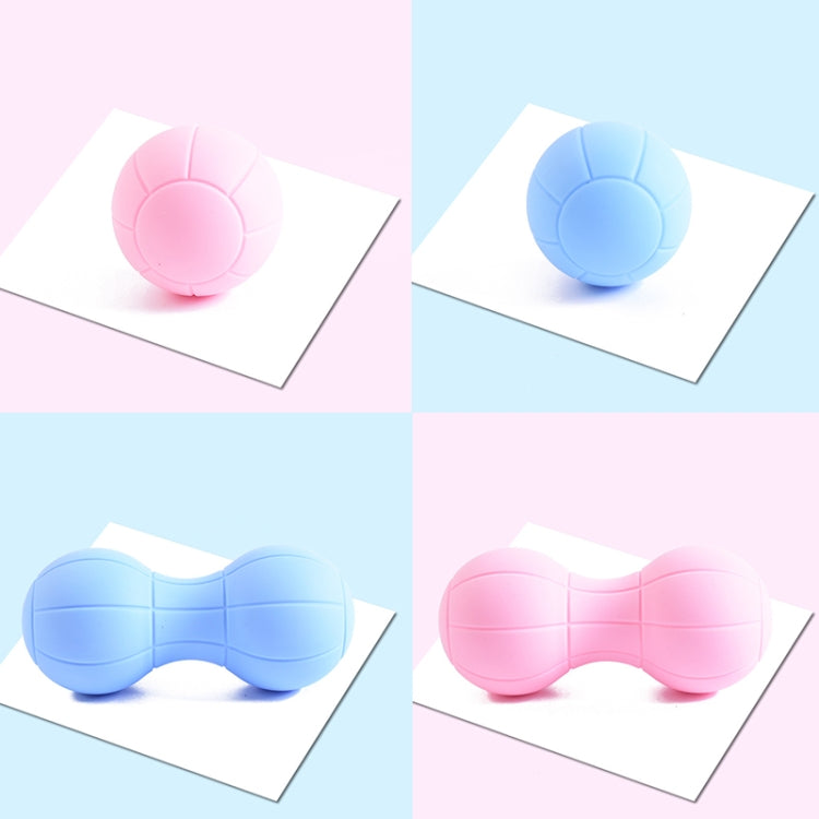 Faszienball Muskelentspannung Yoga Rückenmassage Silikonball Basketball Pink Erdnussball