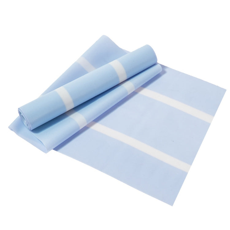Latex Yoga Stretch Elastischer Gürtel Hüft-Squat Widerstandsband 1500x150x0.35mm (Zweifarbiger Blau)