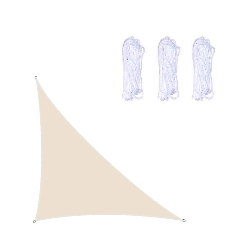Dreieck Outdoor Wasserdicht Anti-UV Sonnensegel Vordach '(Beige) 3m x 3m x 4,3m'