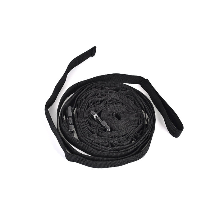 Outdoor Camping Zelte Aufbewahrung Wäscheleine Wild Camp Riemen Lanyard, Länge: 4,3 m (Schwarz)