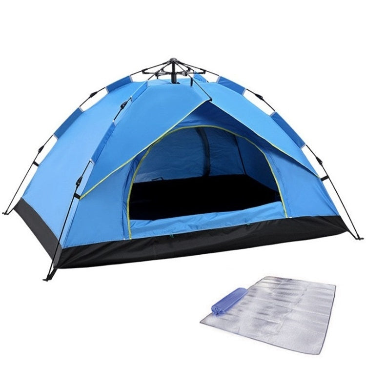 Outdoor Strand Reise Camping Automatisches Federzelt Für 2 Personen (Blau)