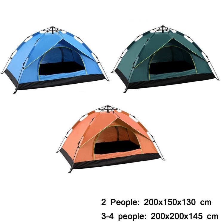 Outdoor Strand Reise Camping Automatisches Federzelt Für 2 Personen (Blau)