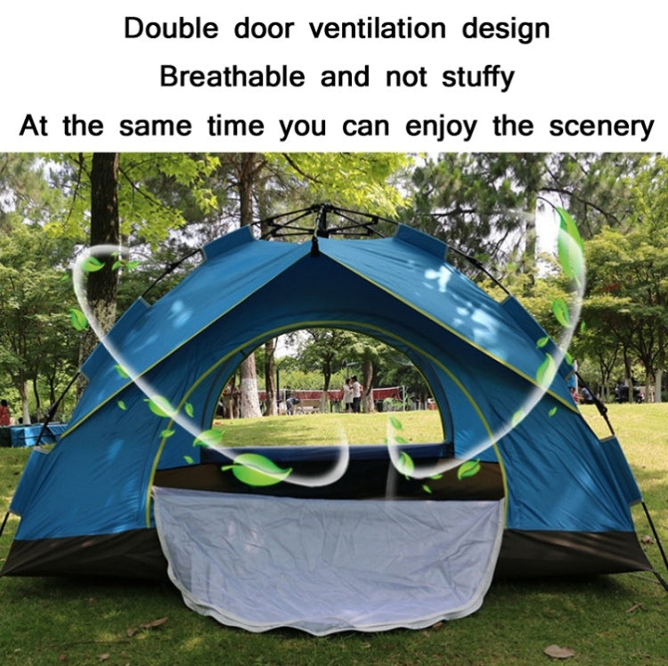 Outdoor Strand Reise Camping Automatisches Federzelt Für 2 Personen (Blau)