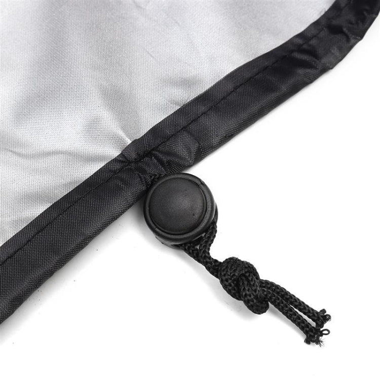 Outdoor Strandstuhl Staubdichte Wasserdichte Abdeckung Möbel Schutzabdeckung (Schwarz+Silber)