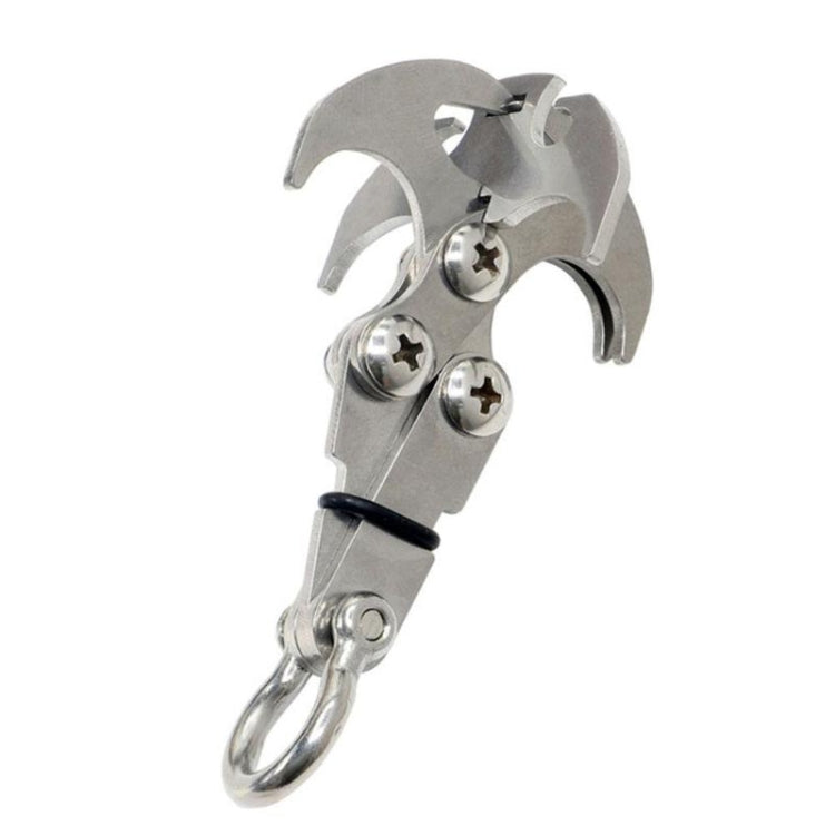 Outdoor Klettern Edelstahl Grapple (Größe: 8,5 x 4,5 cm)