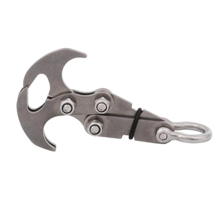 Outdoor Klettern Edelstahl Grapple (Größe: 8,5 x 4,5 cm)