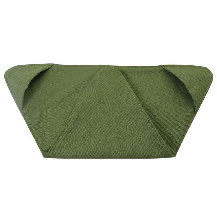 Wasserfestes Canvas Tragbares Dreieck Hocker Campingstuhl (Khaki)