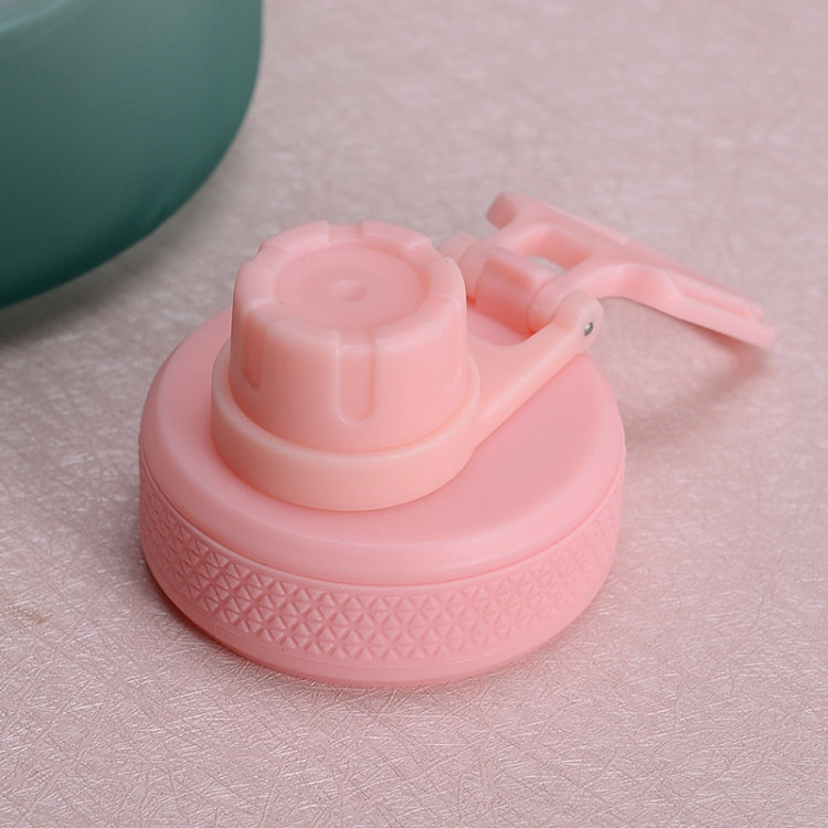 Große Kapazität Sport Wasserflasche mit Strohhalm (Pink)