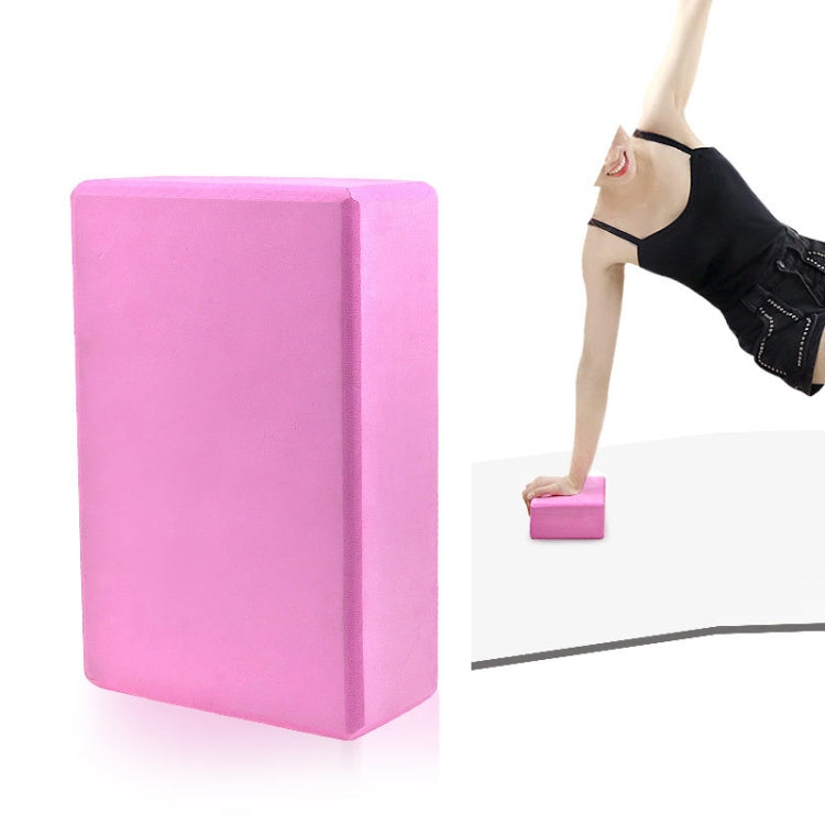 EVA Anti-Rutsch Anti-Kompression Yoga Fitness Ziegel (Prinzessin Pink)