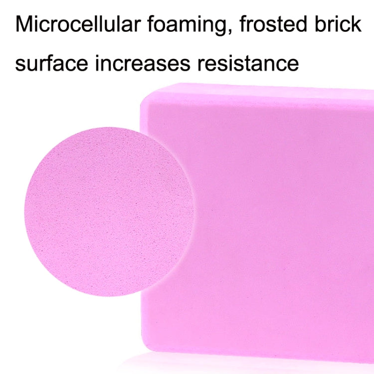 EVA Anti-Rutsch Anti-Kompression Yoga Fitness Ziegel (Prinzessin Pink)