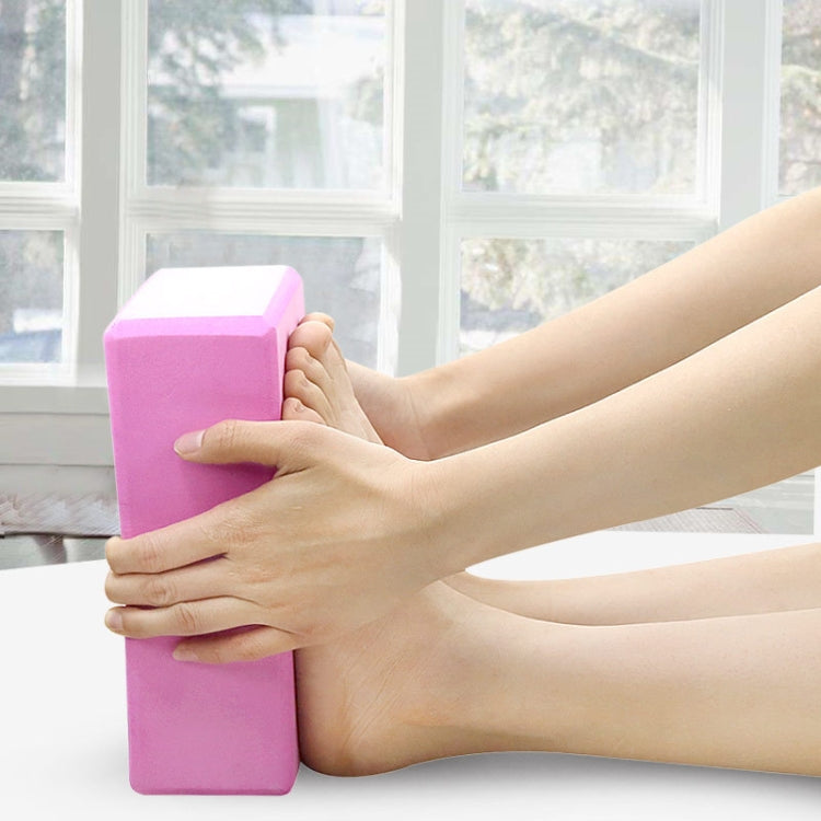 EVA Anti-Rutsch Anti-Kompression Yoga Fitness Ziegel (Prinzessin Pink)