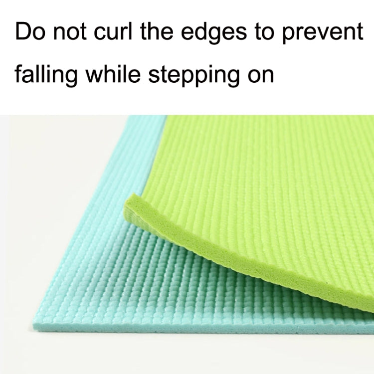 Tragbare Reise Dick Falt Yoga Matte Studenten Nap Mat 8mm Dicke (Grau)