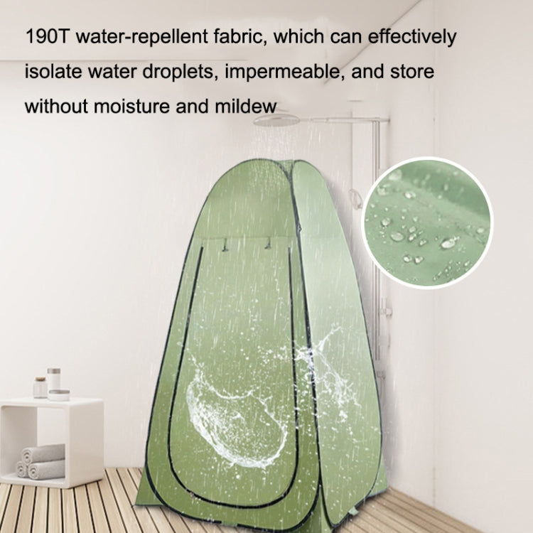 Outdoor Camping Toilet Wechselzelt Automatisches Duschzelt Badezelt Doppelpersonen (Orange)