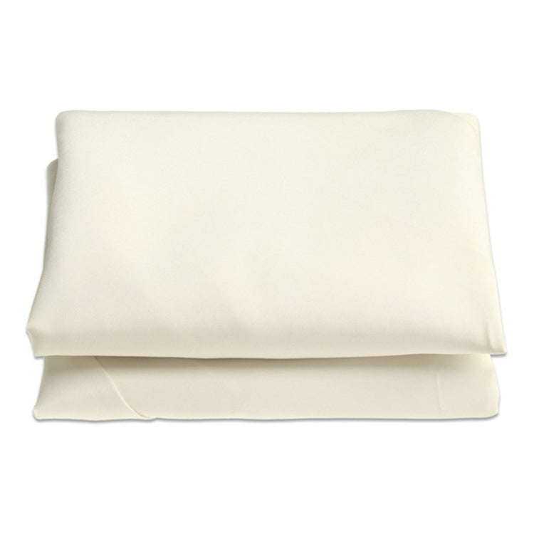 Polyester Sonnenschirm Ersatzstoff Runder Garten-Schirmbezug Cremig Weiß (Durchmesser 2,7m 6 Streben)