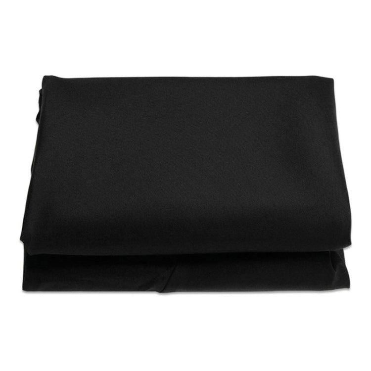 Polyester Sonnenschirm Ersatzstoff Runde Gartenumbrella Abdeckung, Größe: Durchmesser 3m 6 Rippen (Schwarz)
