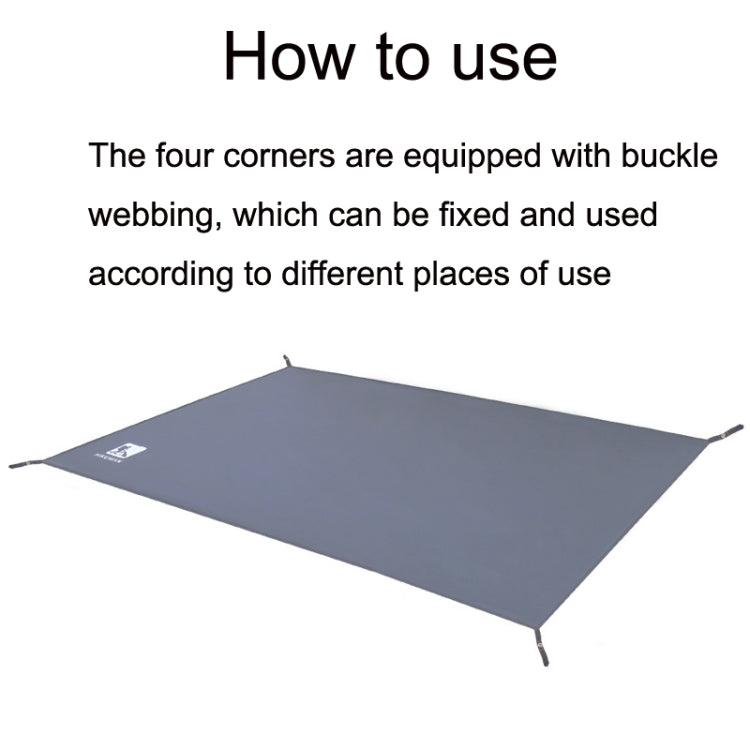 Verdickter Oxford-Stoff Wasserdichte Picknickdecke 140x210cm Grau
