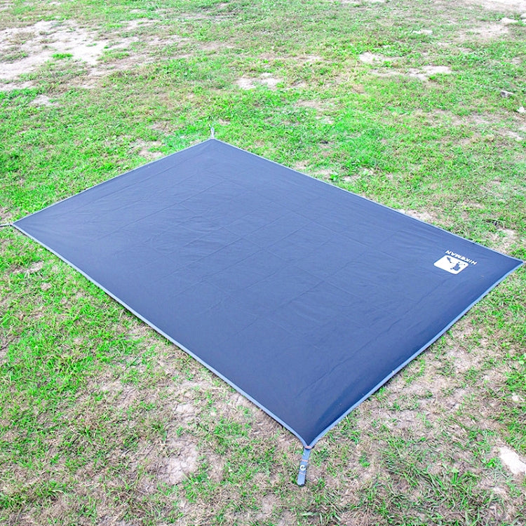 Outdoor-Zeltmatten Verstärktes Oxford-Gewebe Wasserdichtes Picknick-Matte (Schwarz) 180x210cm