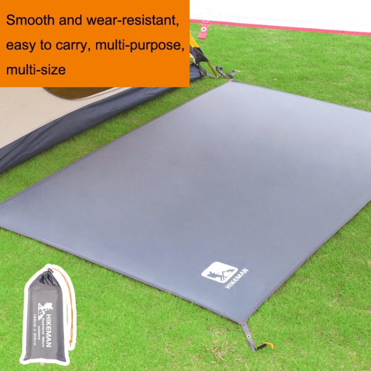 Outdoor-Zeltmatten Verstärktes Oxford-Gewebe Wasserdichtes Picknick-Matte (Schwarz) 180x210cm