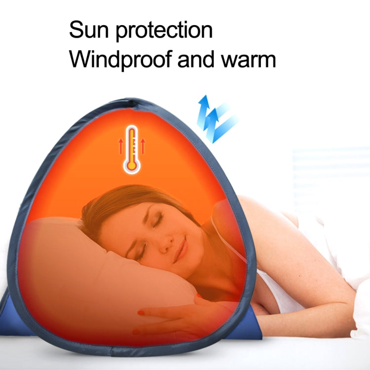 Indoor- und Outdoor- Automatisches Schnelles Öffnen Sonnenschirm Kopfstützenzelt 70x50x45cm Rot