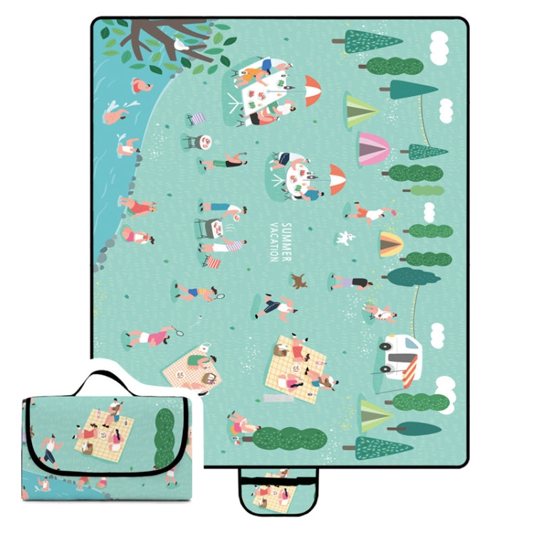 Outdoor Verdickte Feuchtigkeitsgeschützte Wasserdichte Tragbare Campingmatte (1,5 x 2m)
