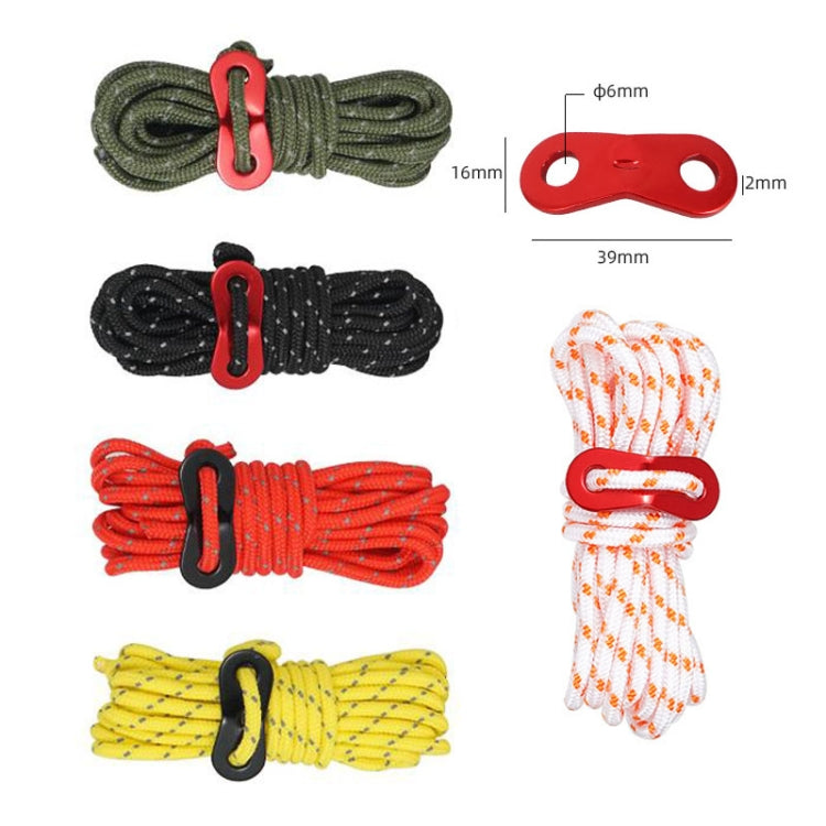 Reflektierendes winddichtes Campingstützstangen-Set (Armeegreen) für Outdoor-Camping