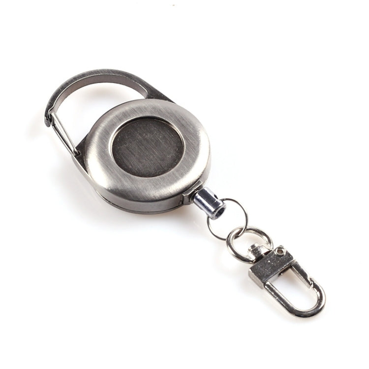 Outdoor Bergsteigen Metall Einfach-zu-Ziehen Ausziehbarer Schlüsselbund (Metallfarbe)
