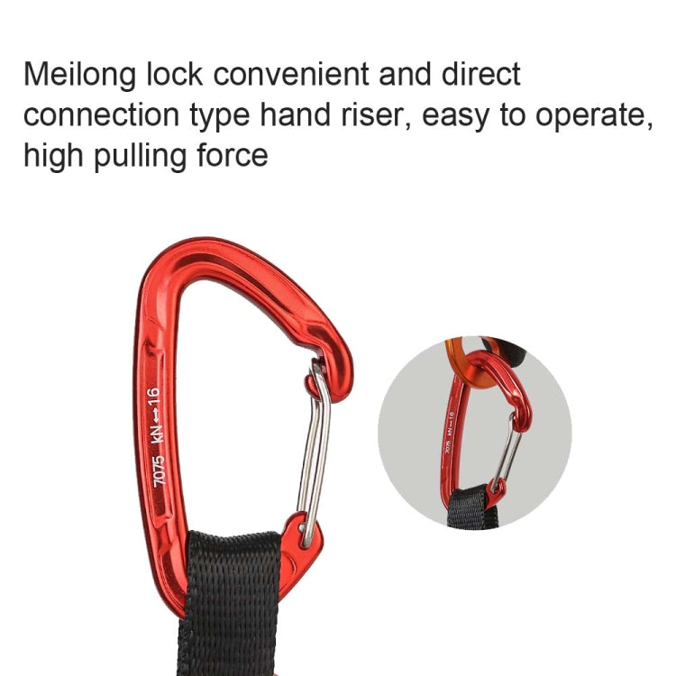 Polyester Kletterfuß Padel Gürtel Aufstiegsvorrichtung Band (Verstellbar 80-133cm)