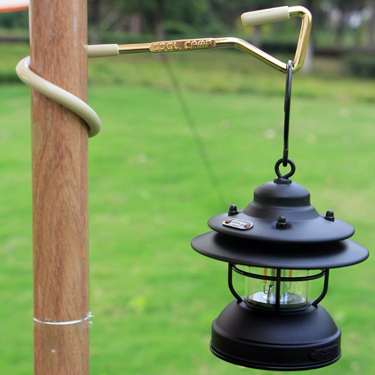 Cool Camp Outdoor Canopy Pole Hook Tragbarer Campinglicht-Haken Schwarz (22mm)