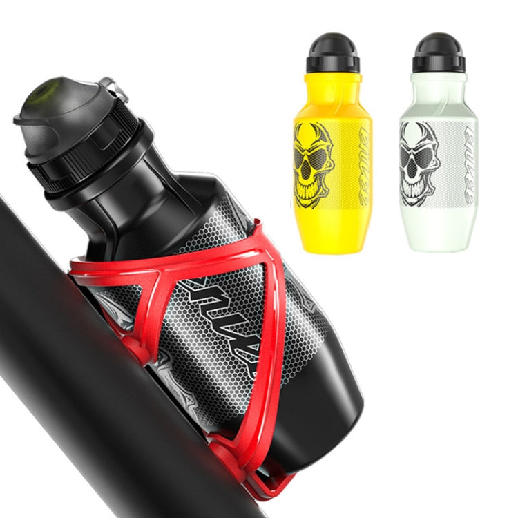 Fahrrad Wasserbecher Drücken Fitness Sportflasche Mit Staubschutzdeckel 750ml (Schwarz)