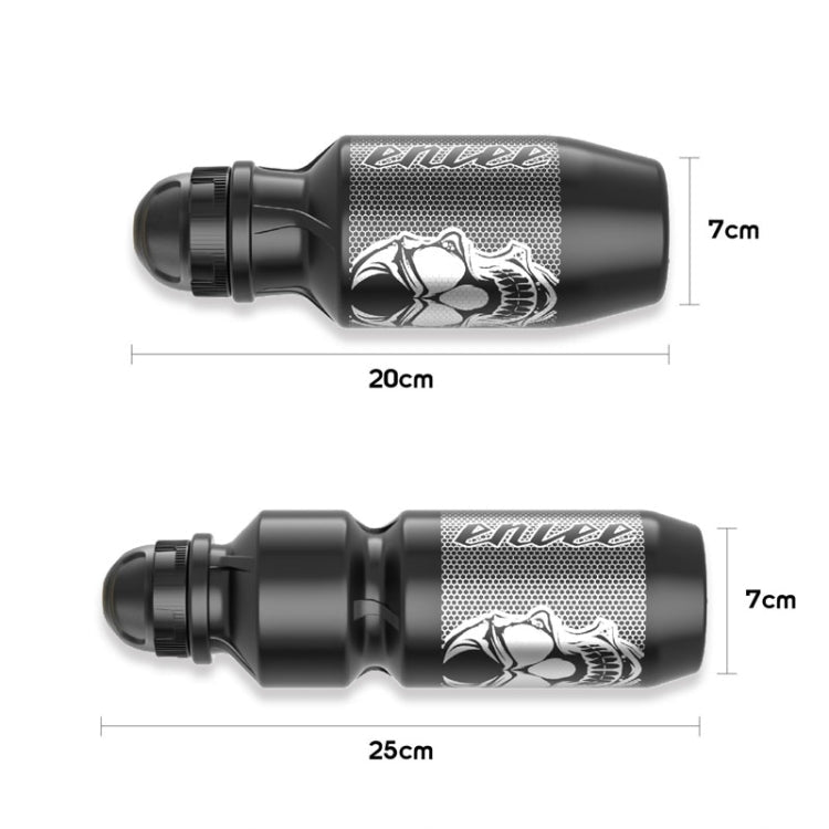 Fahrrad Wasserbecher Drücken Fitness Sportflasche Mit Staubschutzdeckel 750ml (Schwarz)