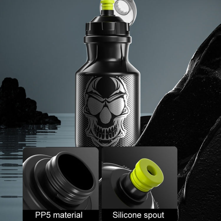 Fahrrad Wasserbecher Drücken Fitness Sportflasche Mit Staubschutzdeckel 750ml (Schwarz)