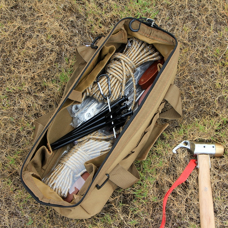Outdoor Camping Zeltpflock Organizer Tragbare Edelstahl Camping Pflock Regal (Größe: 28x105mm)