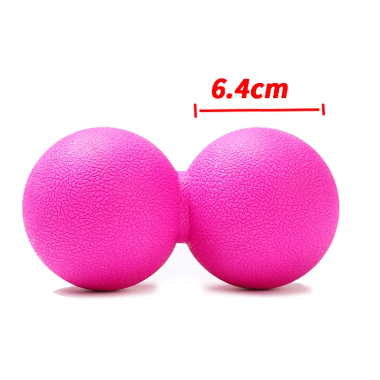 Silikon Elastic Fitness Massage Yoga Ball (Rosa Rot)
