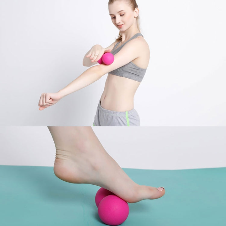 Silikon Elastic Fitness Massage Yoga Ball (Rosa Rot)