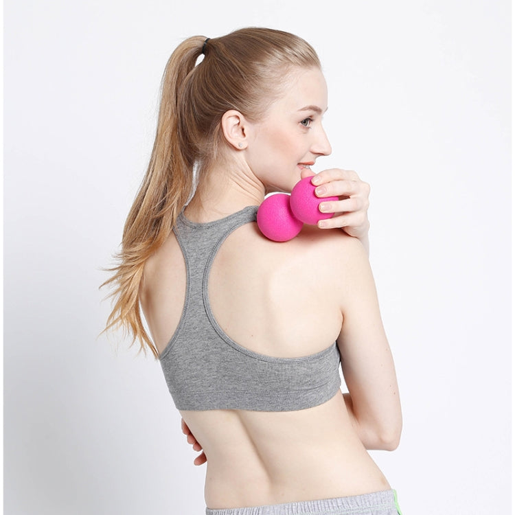 Silikon Elastic Fitness Massage Yoga Ball (Rosa Rot)