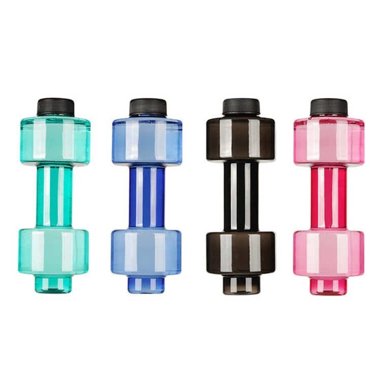 Kurzhantel Becher Fitness Sportflasche Kunststoff Persönlichkeitsbecher (Grün) - 550ML x2 Pack