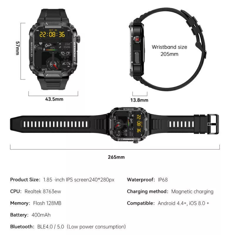 Ghost Pro Wasserfest Smartwatch Coyote