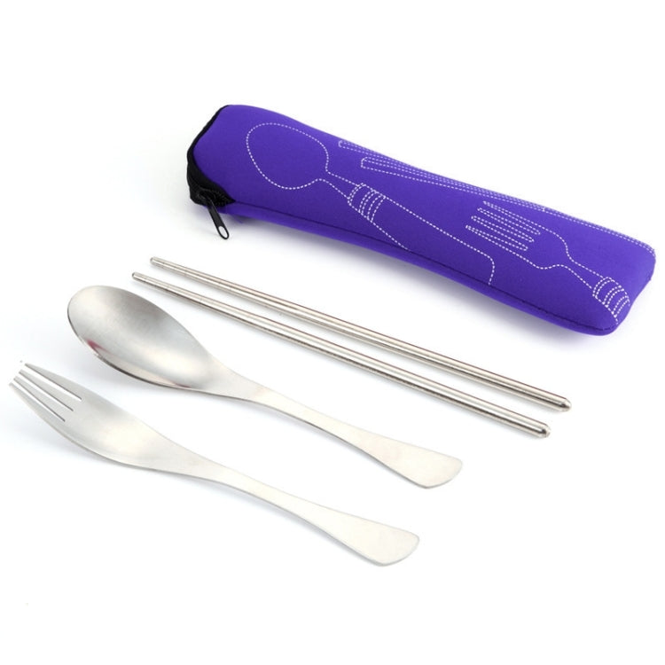 Drei-teilige Outdoor Besteckset (Edelstahl)