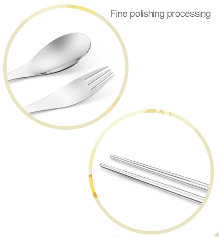 Drei-teilige Outdoor Besteckset (Edelstahl)