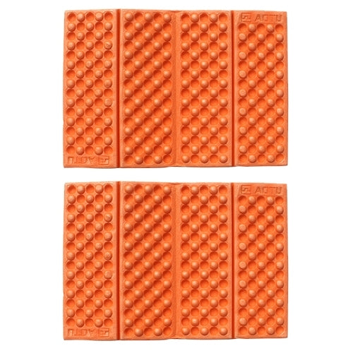 Tragbare faltbare Massagekissen aus Zellstoff für den Außenbereich, feuchtigkeitsbeständig, Picknick-Sitzmatten EVA-Pad (Orange)