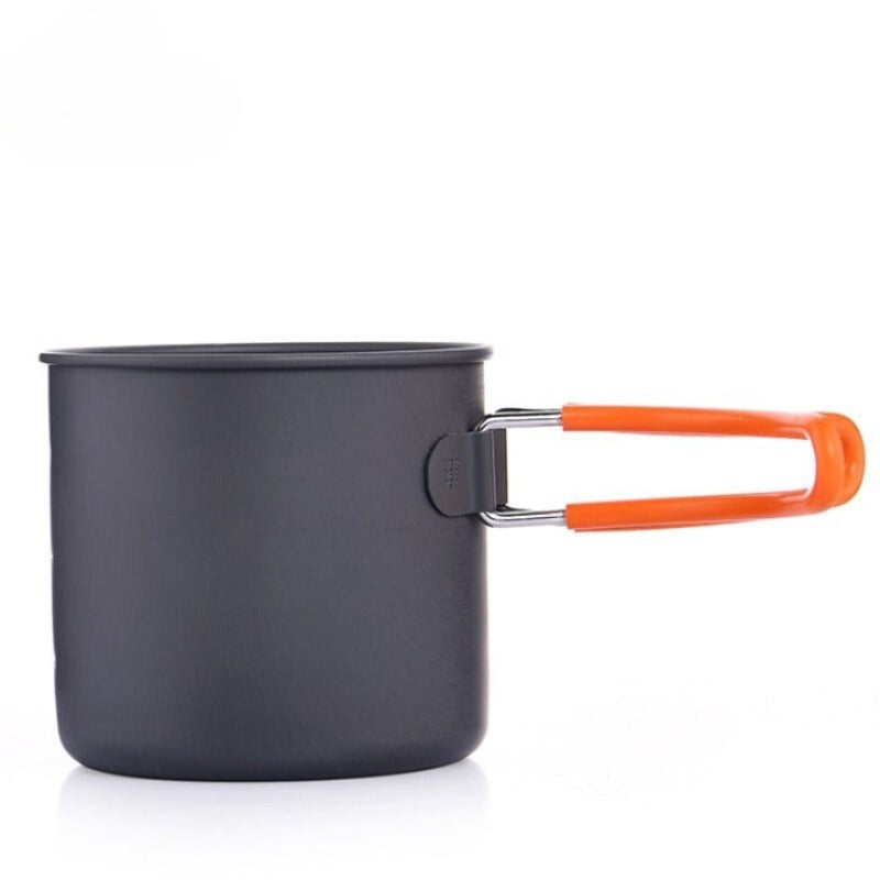 Aluminiumbecher für Outdoor-Camping mit Griff
