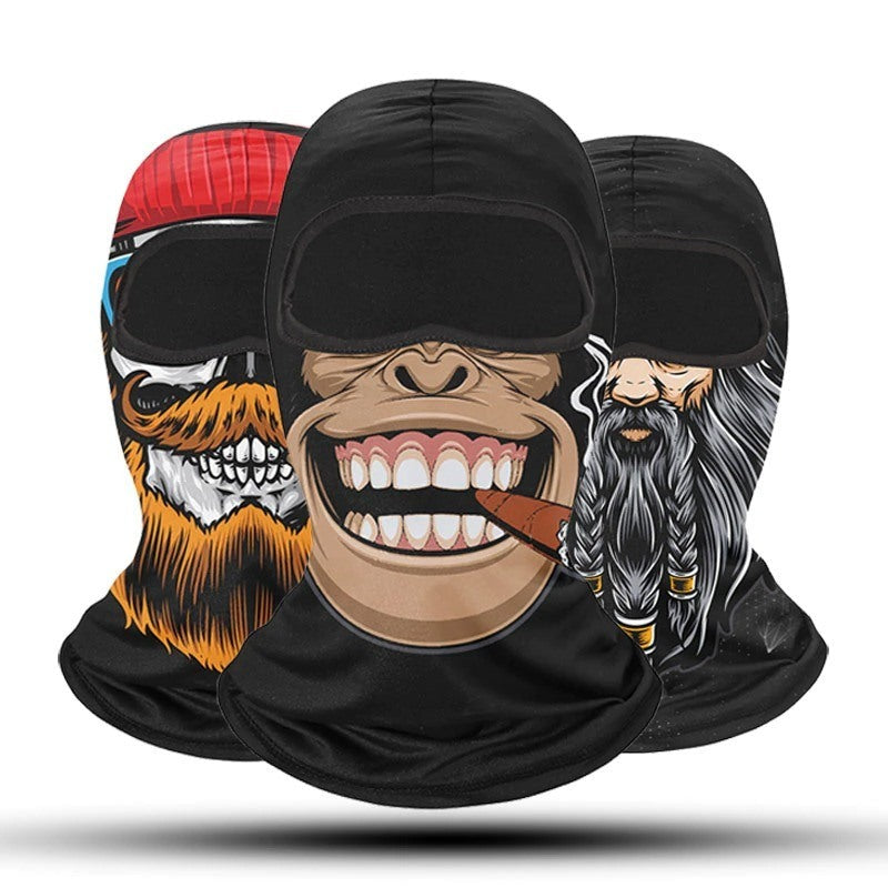 Atmungsaktive Fahrrad-Wintermütze Camping-Gesichtsmaske