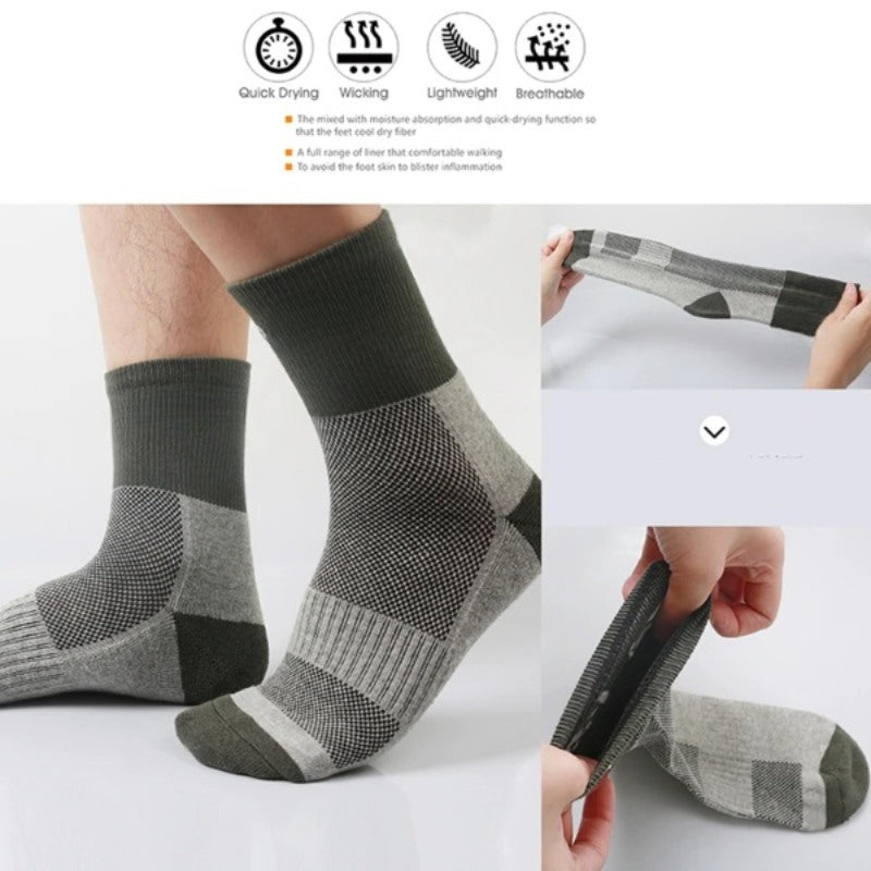 Herren Schnell trocknende Wandersocken