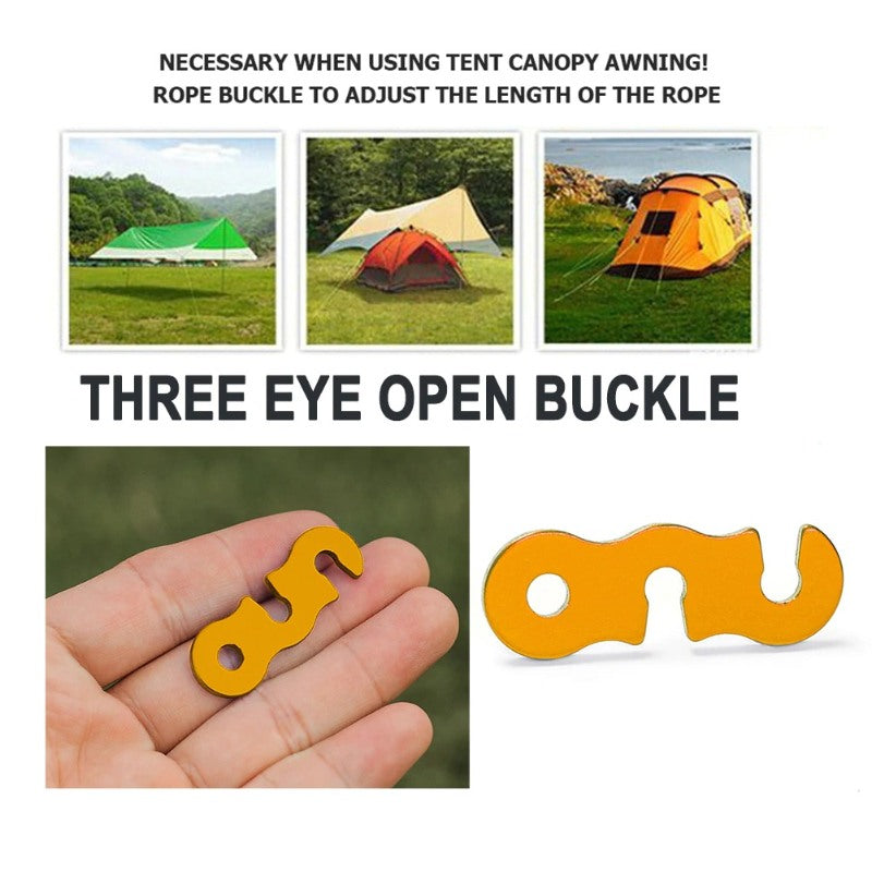Verstellbare Campingzeltseil Schnur Schnalle