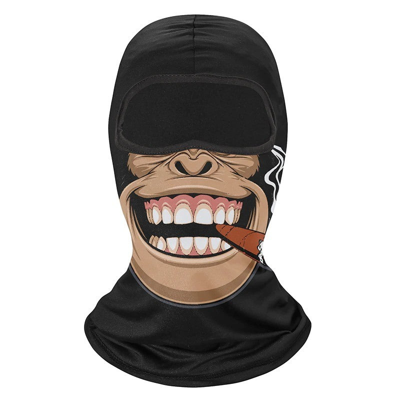 Atmungsaktive Fahrrad-Wintermütze Camping-Gesichtsmaske