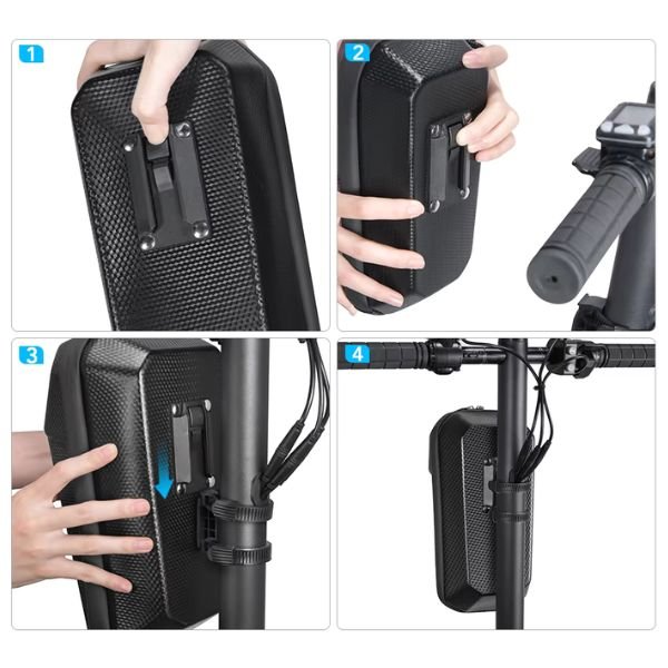 Elektrischer Scooter Vordertasche – 5L Wasserdichter Lenkerstauraum