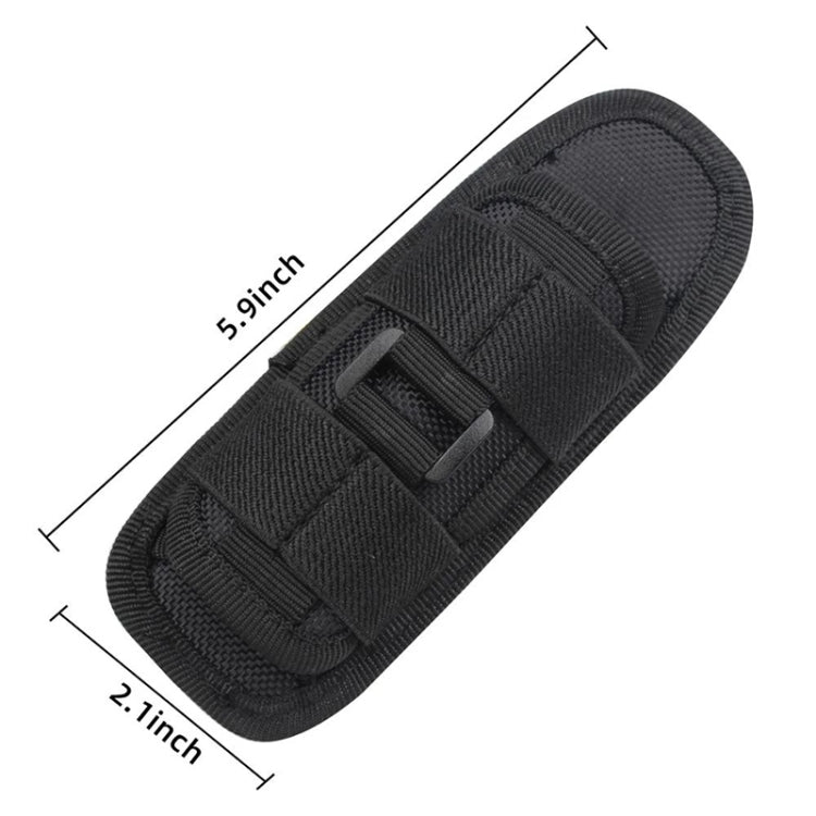 Outdoor-Wandern Nylon Taschenlampe Etui (Khaki) für Abenteuer-Enthusiasten