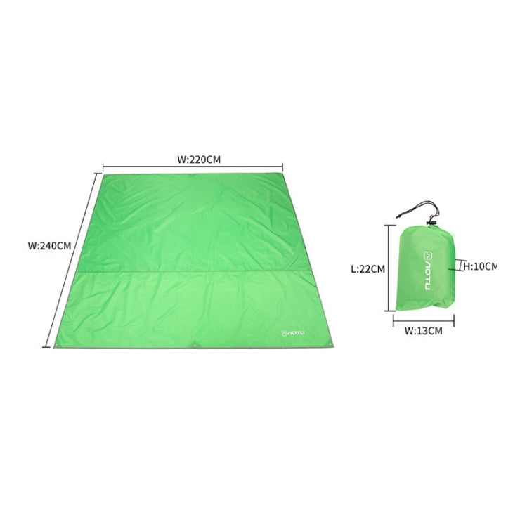 Oxford Canvas Outdoor Camping Picknick Strandmatte, Größe: 240 x 220 cm (Bundeswehrgrün)