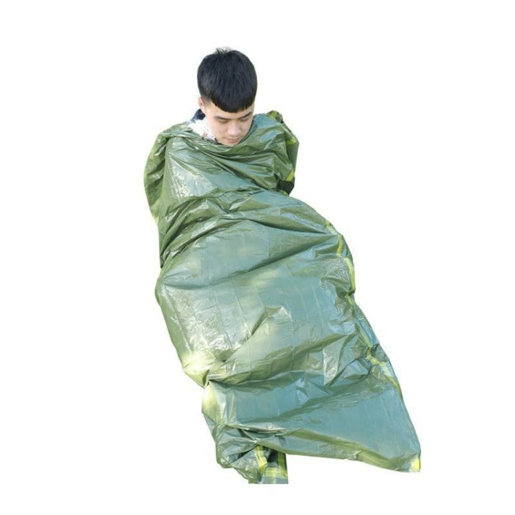 Outdoor-Notfall-Schlafsack für Katastrophenhilfe & Kälteschutz (Grün)