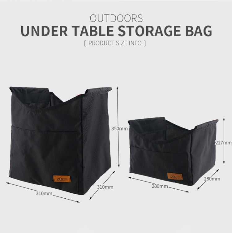 Outdoor Klapp-Picknicktisch Aufbewahrung Hängetasche Tragbare Unsichtbare Taschen Aufbewahrung Hängende Tasche (Kleine Tasche)